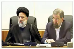 تغییر چهره محسن رضایی در جلسه با رئیسی