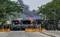 درگیری‌ کودتاچیان و معترضان میانمار ۳۹ کشته بر جا گذاشت | معترضان کارخانه های چینی را به آتش کشیدند