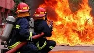 آتش‌سوزی هولناک در مشهد | انبار کفش و خانه های اطراف سوخت