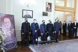 مراسم بزرگداشت شهید ایرلو در وزارت خارجه