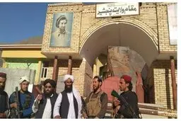 عکس یادگاری نیروهای طالبان پس از تصرف پنجشیر