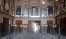 ریزش تزئینات چهلستون اصفهان ادامه دارد