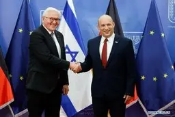 برنامه هسته ای ایران از موضوعات گفت و گوی نفتالی بنت با رئیس‌جمهور آلمان