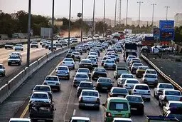 وضعیت ترافیکی بزرگراه‌ های تهران
