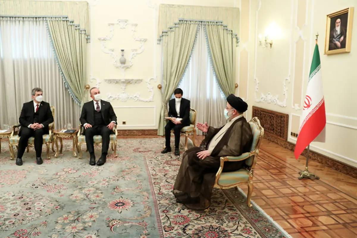 
وزیر خارجه ترکیه با رئیسی دیدار کرد
