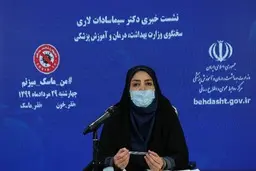 ۳۰۷ فوتی و ۱۸۱۳۳ ابتلای جدید کرونا در کشور