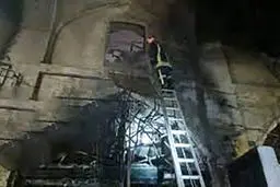 بازار وکیل شیراز آتش گرفت | آتش سوزی در بازار وکیل شیراز + جزییات