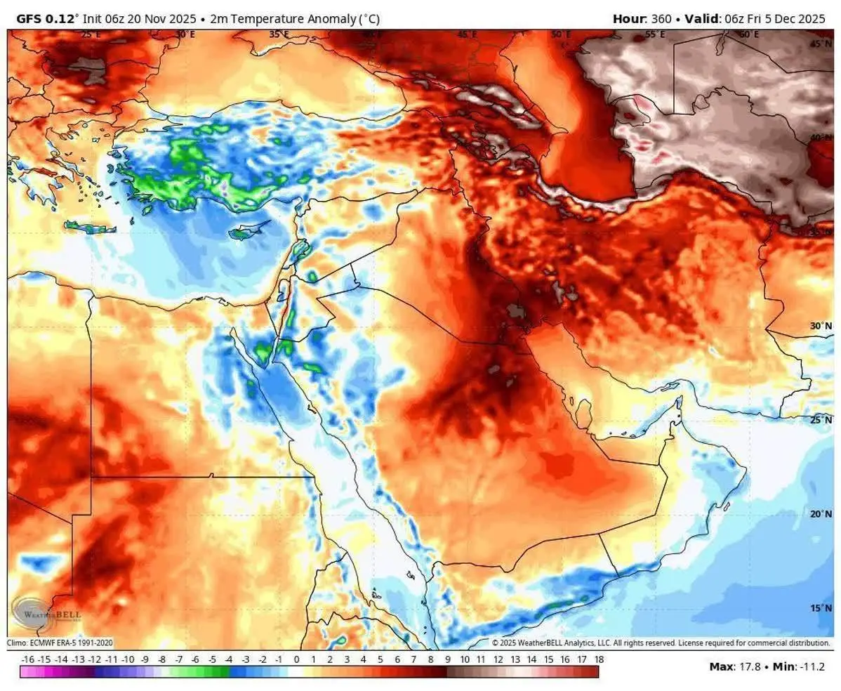 پیش‌بینی ۱۵ روز بدون بارش | انتظار برای تغییر وضعیت از نیمه آذر