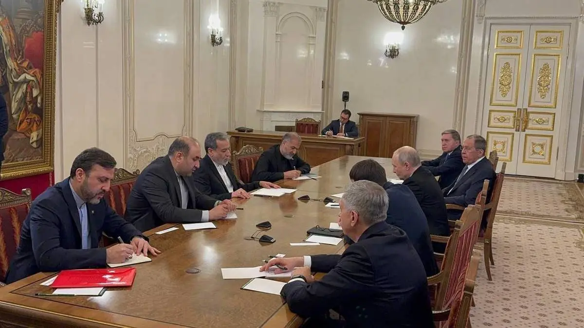 عراقچی با پوتین دیدار کرد | ولادیمیر پوتین: پیام رهبر معظم انقلاب ایران را دریافت کردم