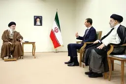 دیدار بشار اسد با حضرت آیت الله خامنه ای