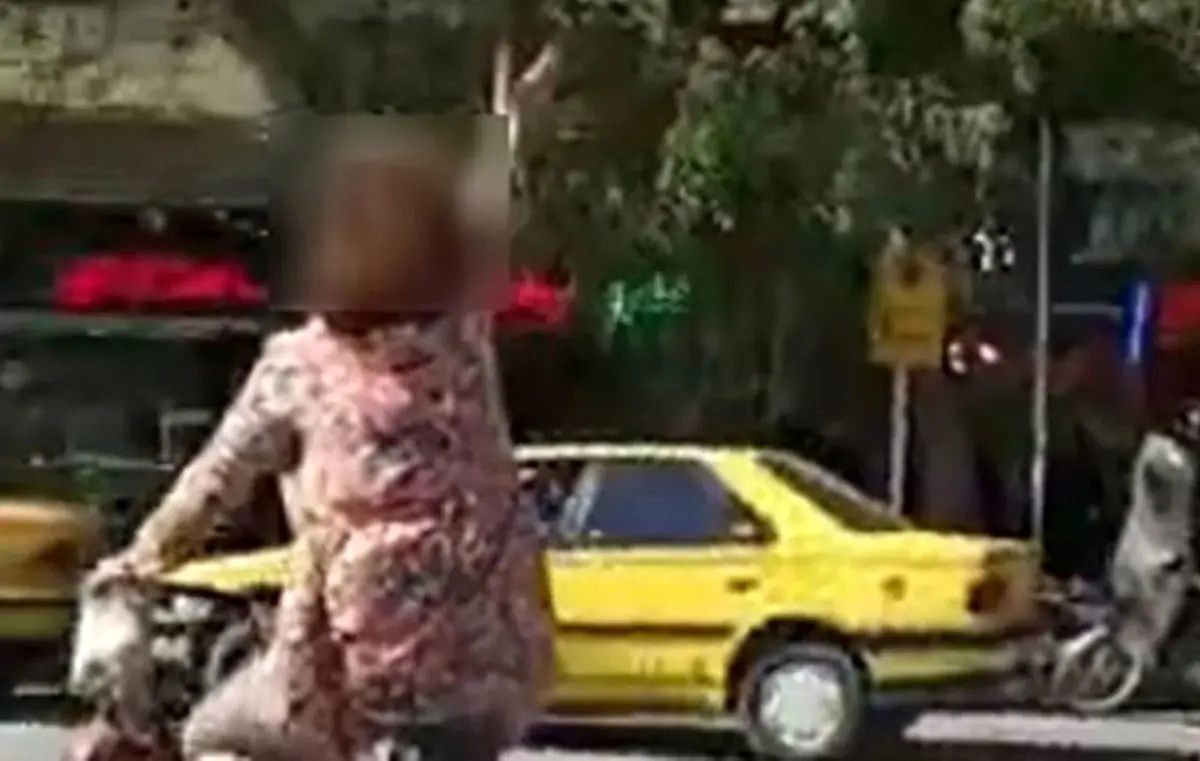 زن دوچرخه سوار کشف حجاب کرده بازداشت شد| مردم نجف آباد تجمع خودجوش اعتراضی کردند