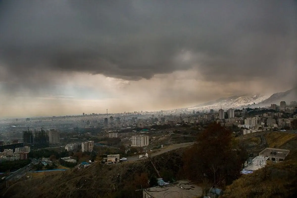 رگبار باران در تهران از چهارشنبه