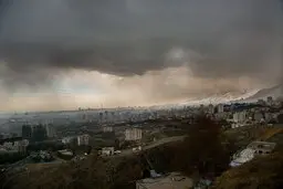 رگبار باران در تهران از چهارشنبه