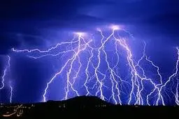 برخورد وحشتناک صاعقه با درخت گردو در زنجان+ویدئو 