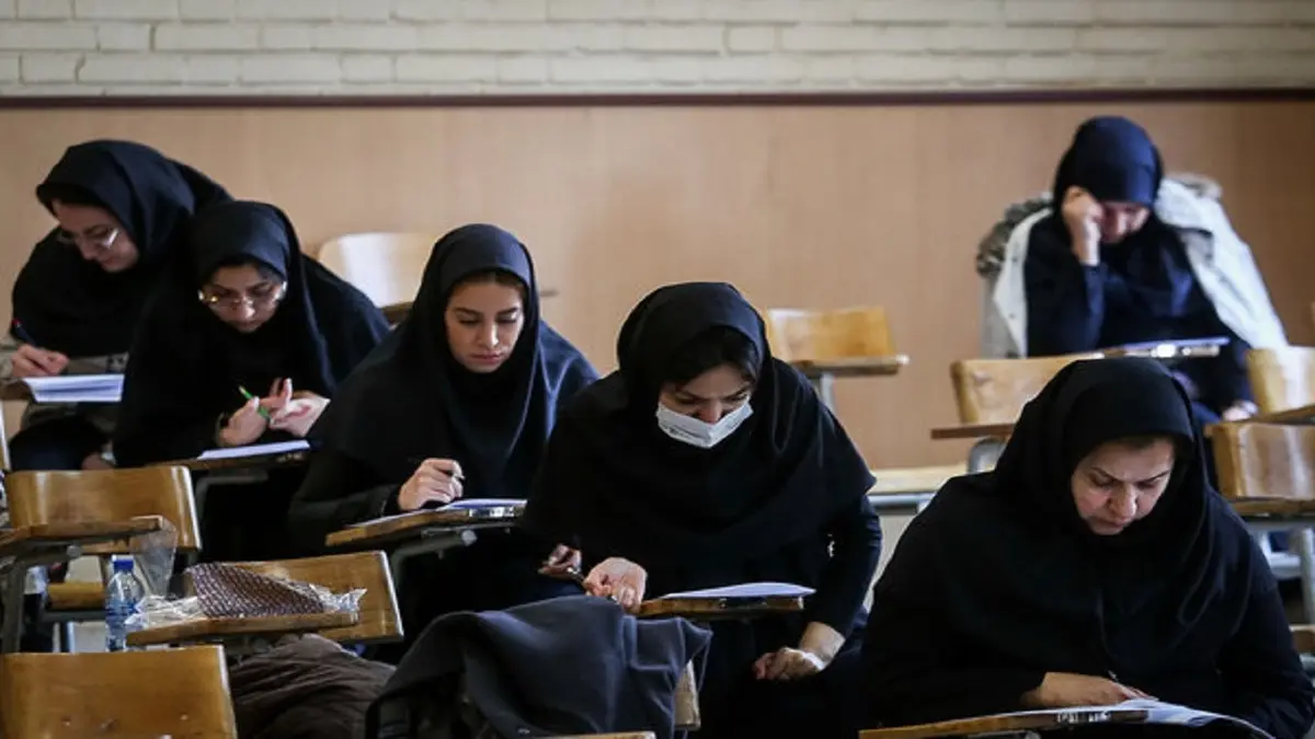 پای کرونا به چهارخانه آزمون‌ها باز شد/ تجربه کنکور دادن با ماسک!
