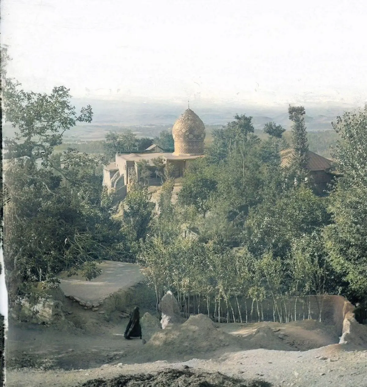 قدیمی ترین عکس از منطقۀ شمیران در شمال تهران از ۱۰۰ سال پیش!