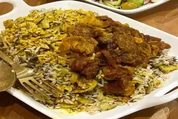این باقالی پلو با گردن خوشمزه رو تو خونه درست کن | طرز تهیه باقالی پلو با گردن +ویدیو