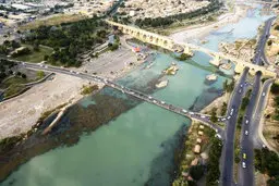  فاضلاب شهری به رودخانه دز تخلیه می‌شود+تصاویر