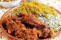طرز تهیه بهترین باقالی پلو با گردن | بیا بهت یاد بدم چجوری تو مهمونیات باقالی پلو با گردن درست کنی+ویدئو