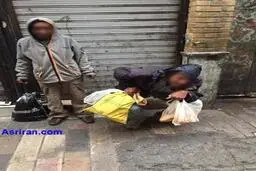 بازار تجریش پاتوق جدید معتادان بی خانمان در تهران 
