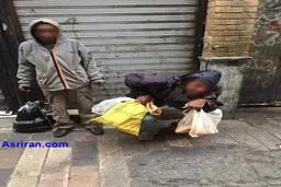 بازار تجریش پاتوق جدید معتادان بی خانمان در تهران 