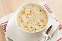 طرز تهیه سوپ سفید یا سوپ شیر مجلسی | اگه شام دلت یه آش سبک میخواد حتما سوپ شیر بپز + ویدیو 