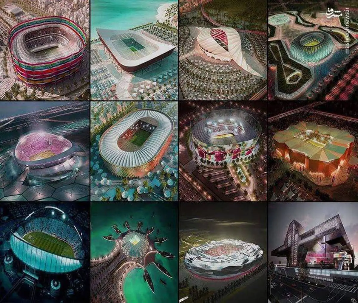 امکانات فوق‌العاده ورزشگاه الثمامه قطر؛ +فیلم