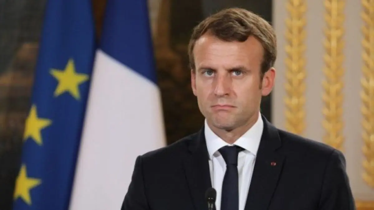 رئیس جمهور فرانسه علیه ایران سخن گفت 