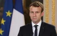 رئیس جمهور فرانسه علیه ایران سخن گفت 