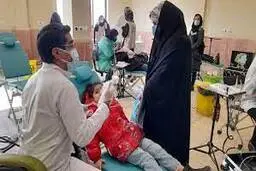 ارائه خدمت پزشکی گروه جهادی در شهرستان قشم