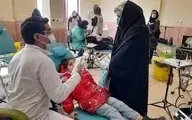 ارائه خدمت پزشکی گروه جهادی در شهرستان قشم