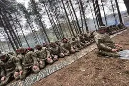 نماز خواندن ارتش روسیه!+ویدئو