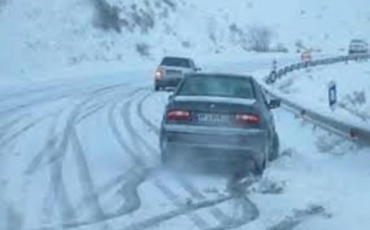 مسدود شدن 3 جاده همدان به دلیل برف 