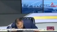 ریناس علی مجری شبکه العهد عراق در حین پخش زنده از حال رفت +‌ویدئو