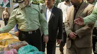 حضور  رییس پلیس تهران در مراسم رونمایی از کشف بزرگترین محموله مواد مخدر + عکس 