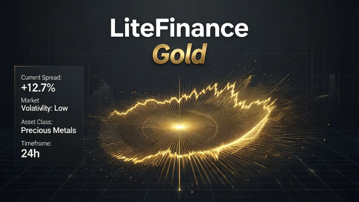 اسپرد طلا در لایت فایننس (Gold Spreads in Litefinance)
