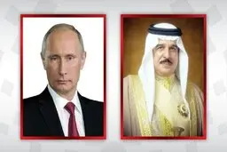 گفتگوی پوتین و پادشاه بحرین درمورد بحران اوکراین و روابط دوجانبه