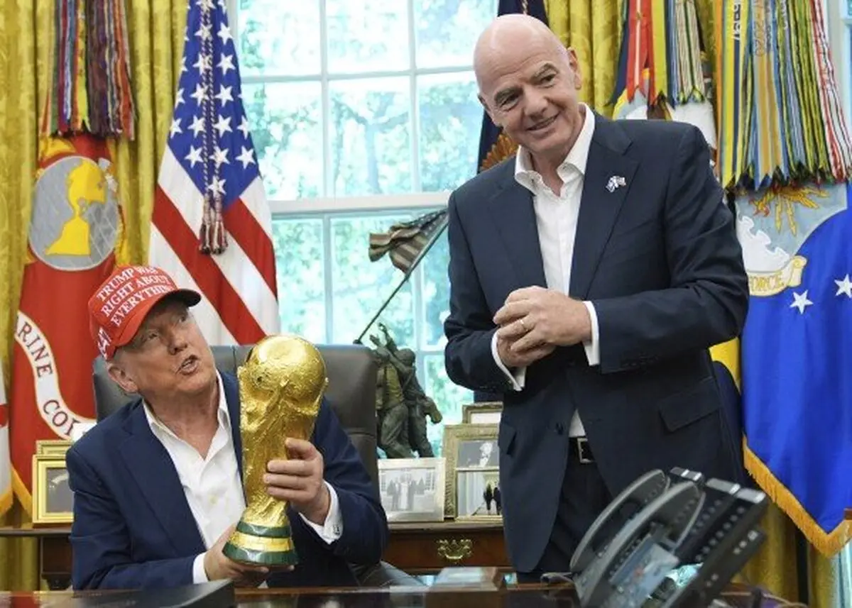 حضور ترامپ در مراسم قرعه‌کشی جام جهانی