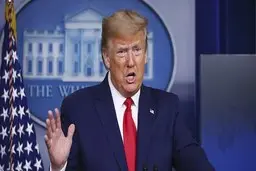 ترامپ: به دنبال اعمال جریمه‌هایی علیه چین به دلیل شیوع کرونا هستیم