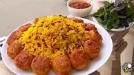 دیگه زرشک‌پلو رو تکراری درست نکن! | طرز تهیه زرشک‌پلو با کوفته مرغ +ویدئو