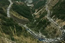 
 ‍‍‍
افزایش ۴۵ درصدی تردد خودرو‌ها در جاده‌های مواصلاتی گیلان
