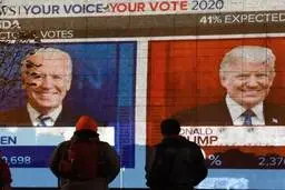 رقابت شانه‌ به شانه در ۶ ایالت؛ فاصله بایدن و ترامپ در میشیگان کمتر از یک درصد شد 