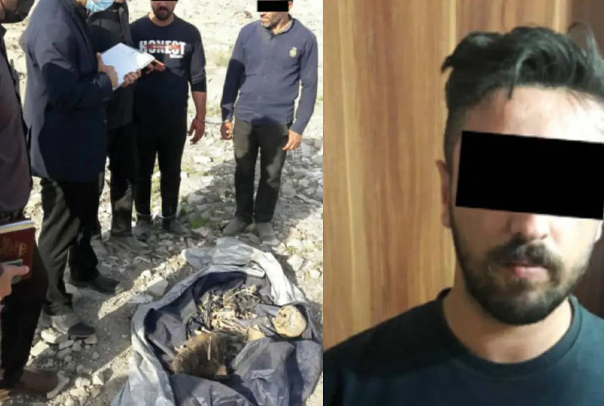 اولین عکس از پدر جنایتکار در مشهد | کشف جسد دختر و پسر خردسال + عکس