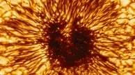 یک لکه خورشیدی عظیم که رو به زمین است، هرلحظه ممکن است منفجر شود + تصویر