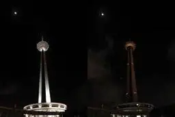  برج میلاد در شب رحلت امام خمینی (ره) یک ساعت خاموش می شود