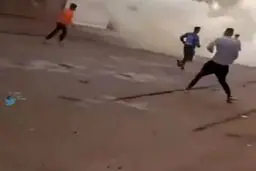 جنگ تن به تن با نارنجک در کرج+ویدئو