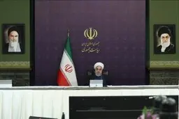 روحانی: خدا را شکر، مانند کشورهایی نیستیم که نعش‌های فوت شدگان کرونا را در کامیون‌های یخچال‌دار می ریزند
