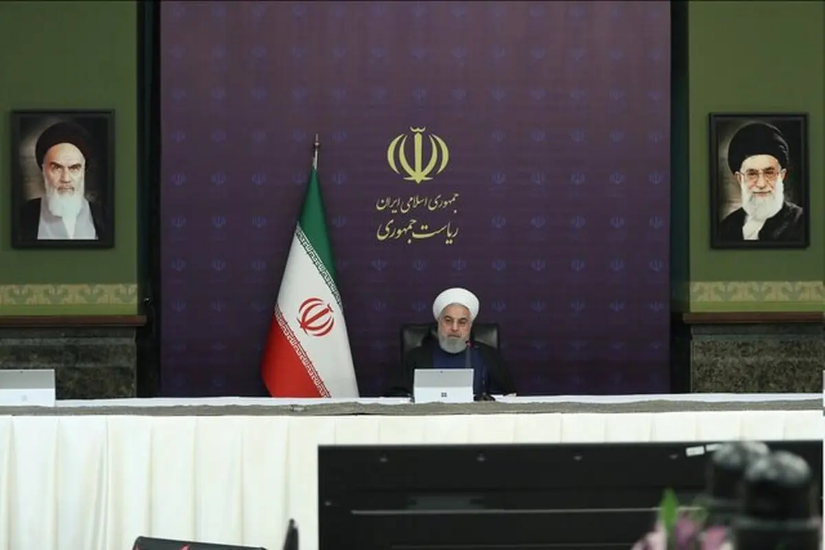 روحانی: خدا را شکر، مانند کشورهایی نیستیم که نعش‌های فوت شدگان کرونا را در کامیون‌های یخچال‌دار می ریزند