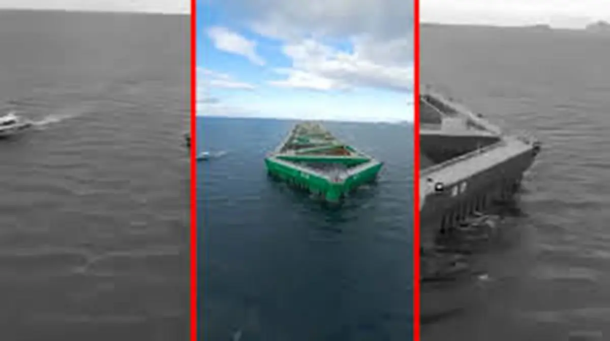 غول شناور در آب‌های نروژ | افتتاح بزرگترین مزرعه نیمه‌شناور سالمون جهان
+ویدئو