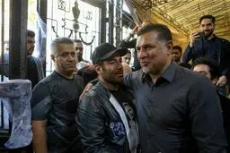 بریزو به پاش علی دایی و گلزار در محرم | تصویری عجیب از علی دایی و محمدرضا گلزار در شب اول محرم + ویدئو